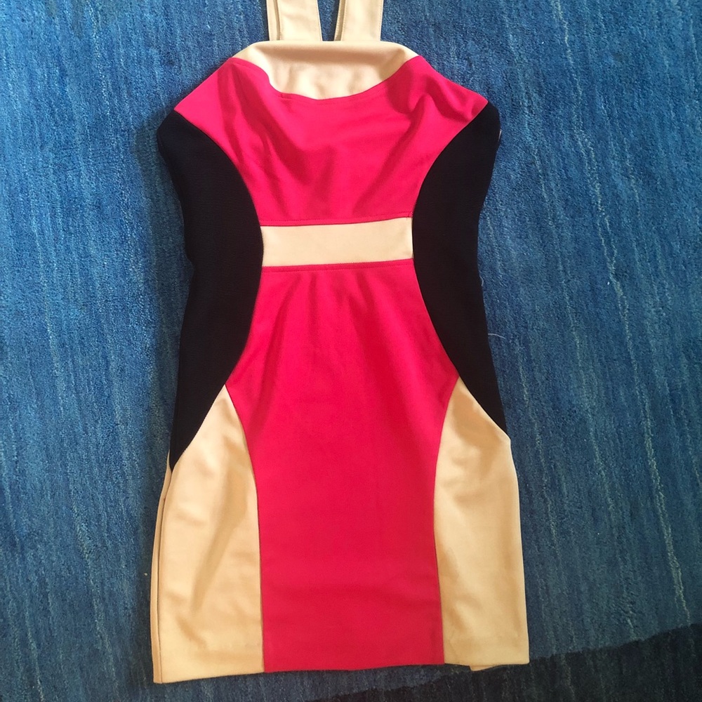 Flattering bandage boutique dress